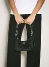 Prada Women Mini Re-edition Shoulder Bag In Black