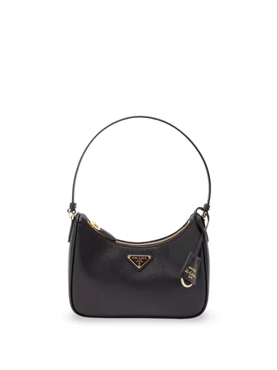 Prada Mini Re-edition In Black