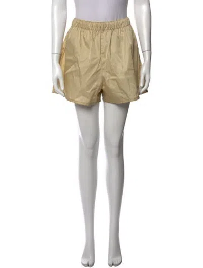 Pre-owned Prada Mini Shorts In Neutrals