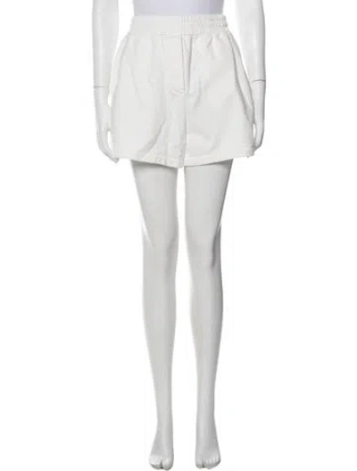 Pre-owned Prada Mini Shorts In White