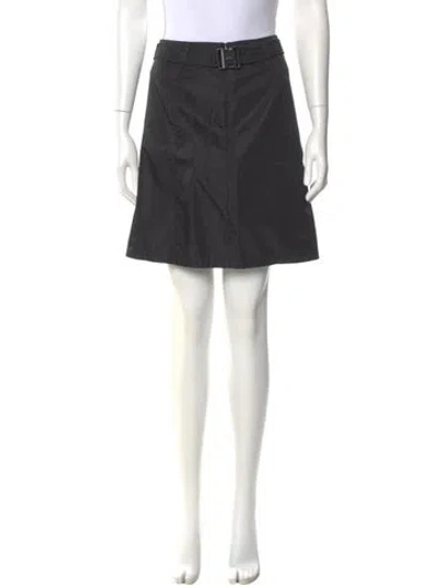 Pre-owned Prada Mini Skirt In Black