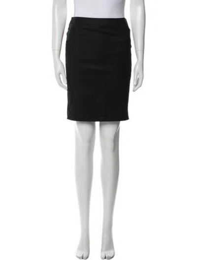 Pre-owned Prada Mini Skirt In Black
