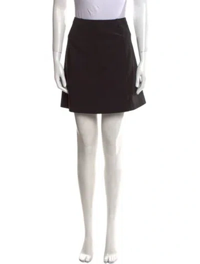 Pre-owned Prada Mini Skirt In Black
