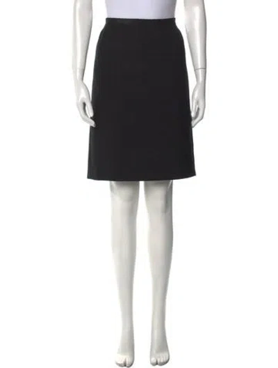 Pre-owned Prada Mini Skirt In Black