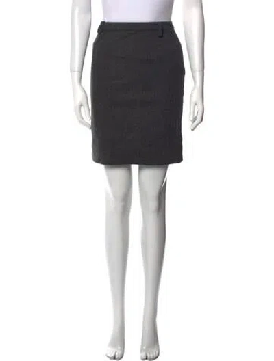 Pre-owned Prada Mini Skirt In Black