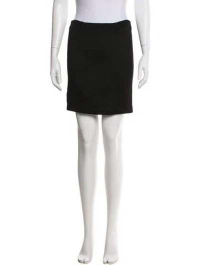 Pre-owned Prada Mini Skirt In Black