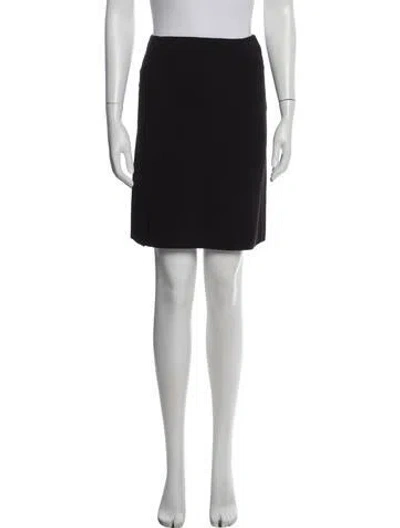 Pre-owned Prada Mini Skirt In Black