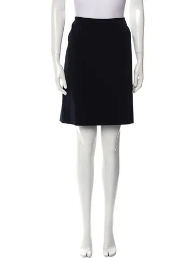 Pre-owned Prada Mini Skirt In Blue