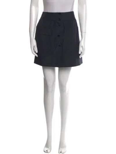 Pre-owned Prada Mini Skirt In Blue