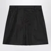 Prada Black Mini Skirt In Re-nylon Women In Black