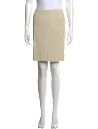 Pre-owned Prada Mini Skirt In Neutral