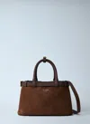 Prada Handtasche Mit Schnallendetail In Brown
