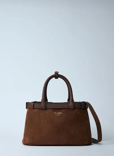 PRADA MINI SUEDE BELT HANDBAG