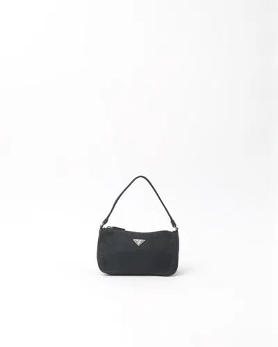 Prada Mini Tessuto Hobo Bag