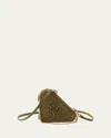 Prada Mini Logo Knitted Shoulder Bag