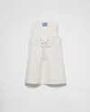 Prada White Ribbed Tank Top In White