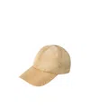 Prada Technical Fabric Baseball Cap In Brown