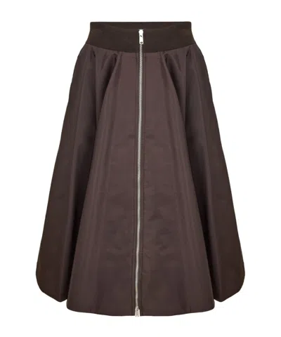 Prada Minimalist Stylish Casual Skirt In Brown