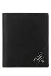 Prada Saffiano Leather Wallet In Black