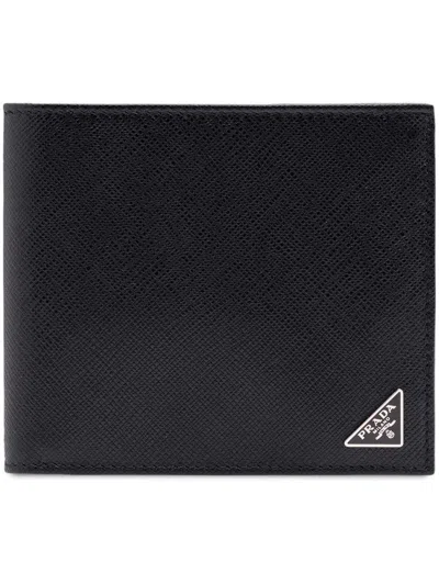 Prada Minuteria Saffiano Triangolo In Black