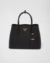 Prada Logo-decorated Shoulder Bag In Black