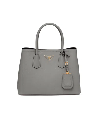 Prada Double Medium Saffiano Leather Bag