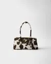 Prada Bonnie Medium Printed Leather Handbag In Multi