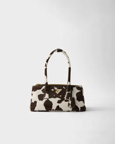 PRADA PRADA GALLERIA MEDIUM PRINTED LEATHER BAG