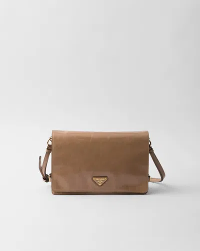 PRADA MEDIUM LEATHER SHOULDER BAG