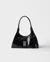 Prada Mittelgrosse Tote Bag Aus Leder In Black