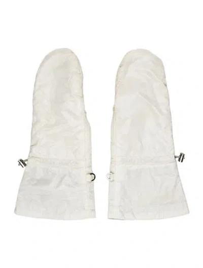 Pre-owned Prada Mittens In Neutral