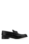 Prada Mocassini In Pelle Nera  Donna