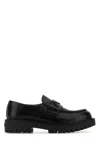 Prada Mocassini In Pelle Nera  Uomo