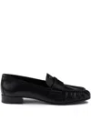 Prada Round-toe Loafers In Black