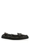 Prada Vintage-effect Nappa Leather Loafers