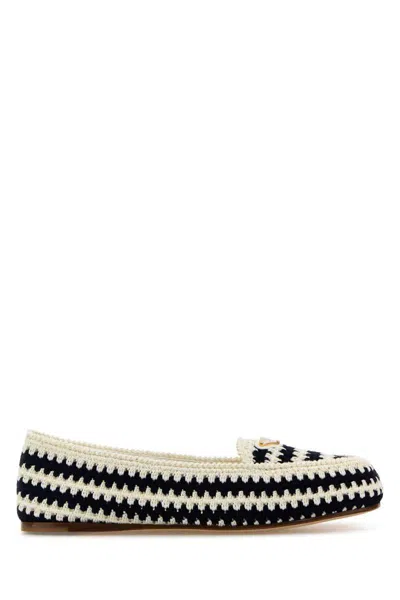 Prada Moccasters In Multi