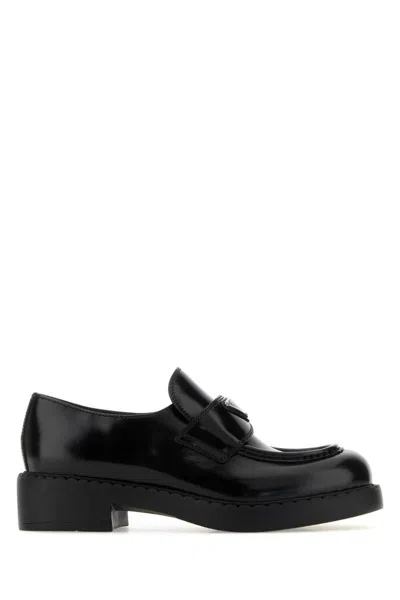 Prada Moccasters In Black