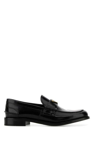 Prada Moccasters In Black