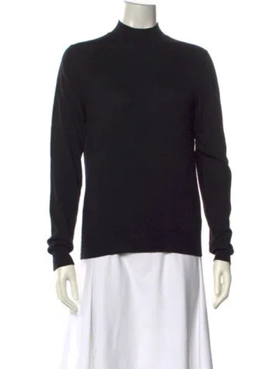 Pre-owned Prada Mock Neck Sweater In Black