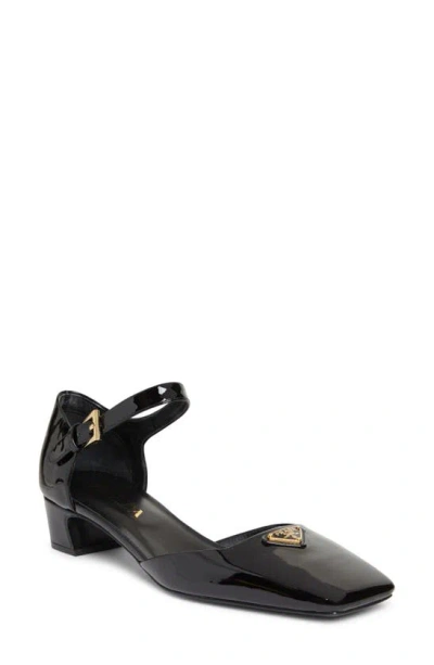 Prada Modellerie D'orsay Pump In Nero