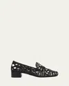 Prada Modellerie Napa Leather Cutout Pumps In Black