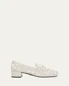 Prada Modellerie Napa Leather Cutout Pumps In White