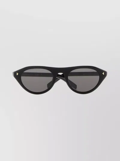 Prada Modern Acetate Sunglasses Metal Accents In Black