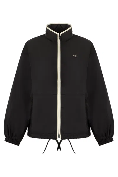 Prada Modern Lightweight Windbreaker In Black