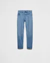 Prada Low-rise Jeans In Blue