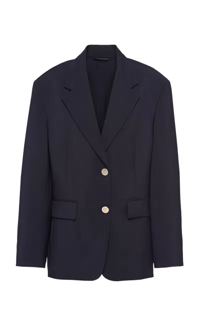 PRADA PRADA MOHAIR AND SILK BLAZER JACKET