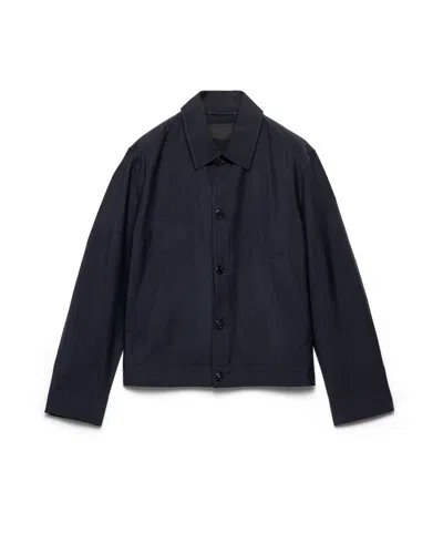 Prada Mohair And Wool Blouson Jacket In Black