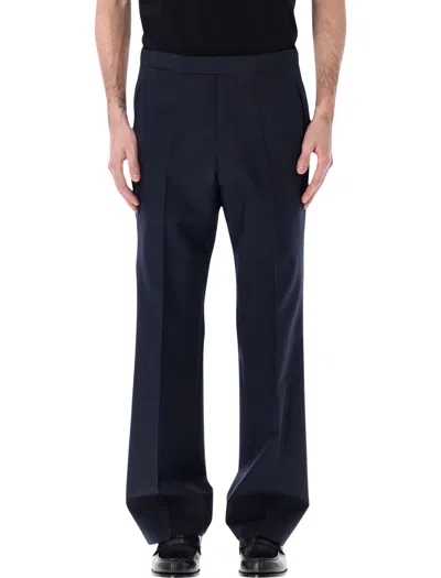Prada Mohair And Wool Slim Pants In Multi