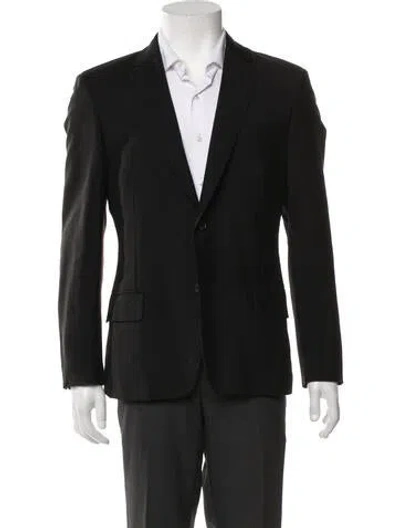 Pre-owned Prada Mohair Blazer In Black