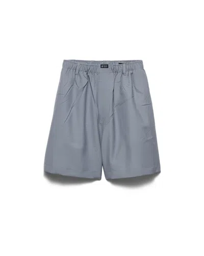 Prada Mohair Wool Bermudas In Multi